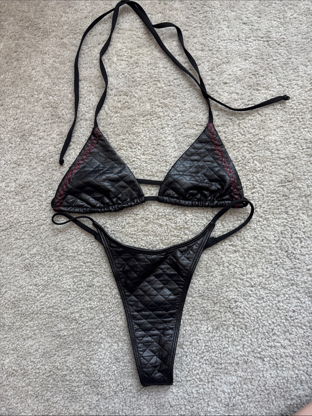 Voight Lilith Puffer V-Kini Top and Bottom